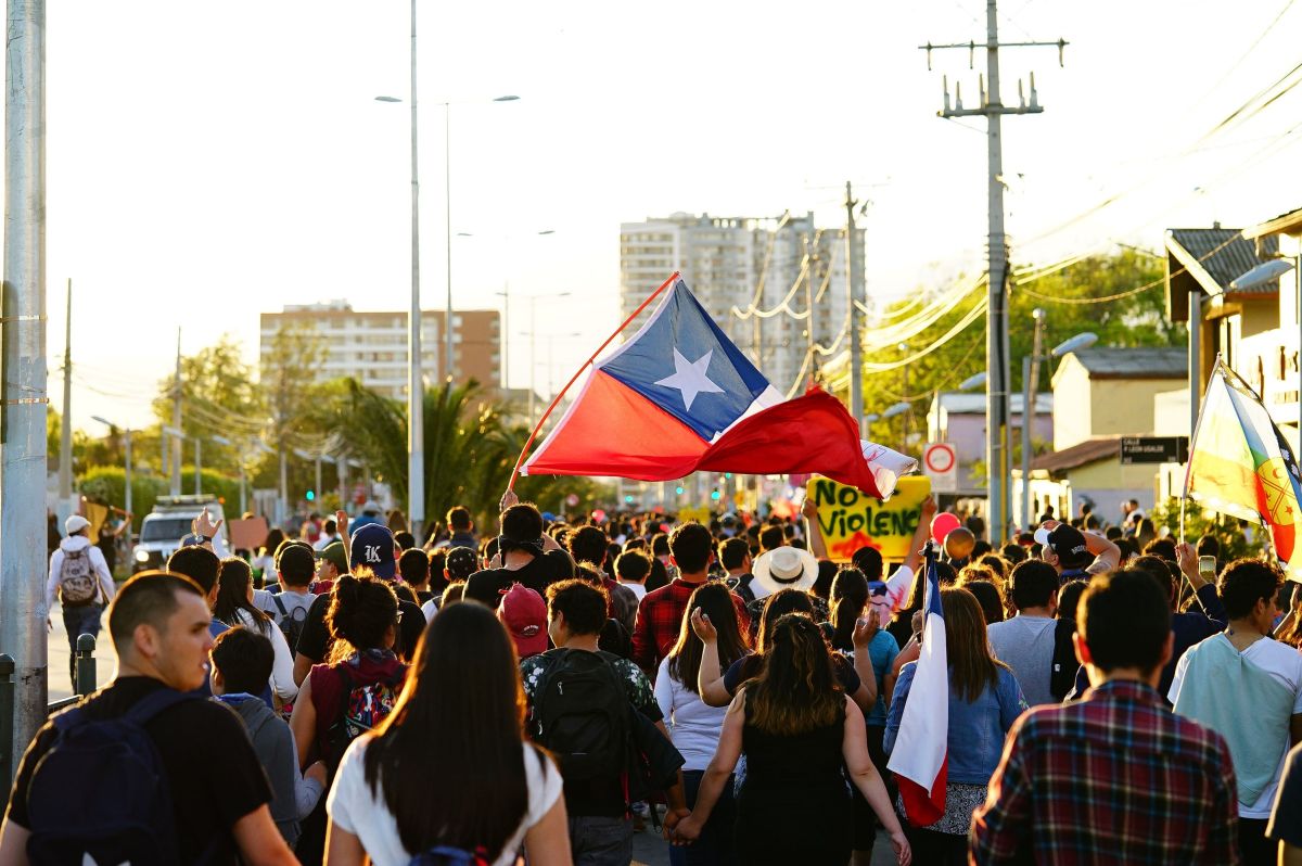 Демонстрации в Чили.