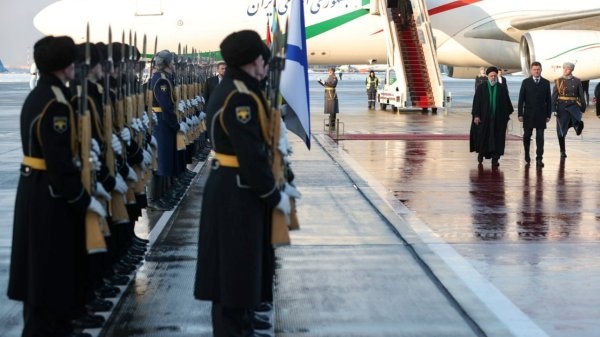 Президент Ирана И. Раиси прибывает в Москву