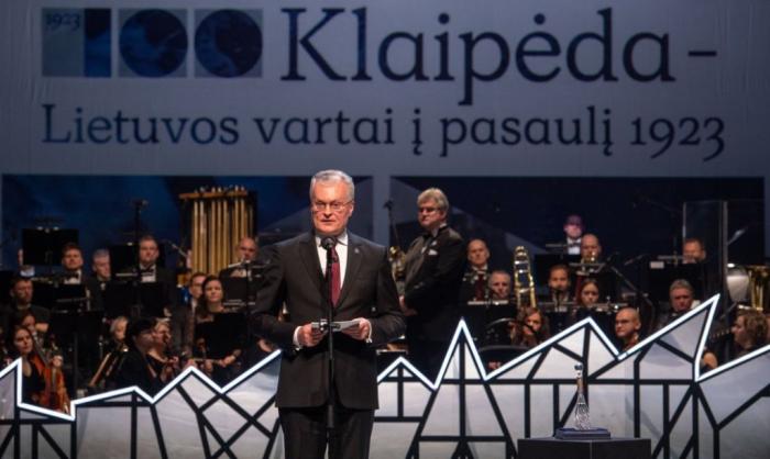 Зачем президент Науседа вспомнил в Клайпеде слова гимна Советской Литвы? Зачем президент Науседа вспомнил