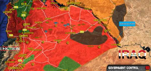 Очаги присутствия ИГ в юго-восточной части Сирии