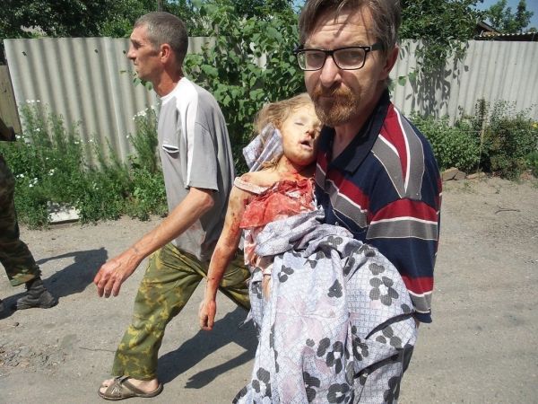 Шестилетняя Полина, погибшая в Славянске 8 июня 2014 года от украинского снаряда