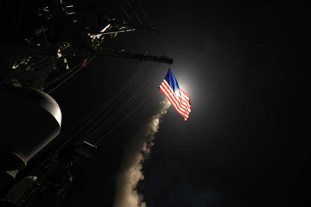 Американский ракетный удар по Сирии