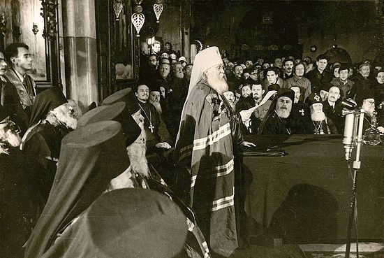 Выступление митрополита Северо-Американского и Алеутского Вениамина (Федченкова) на Поместном Соборе 1945