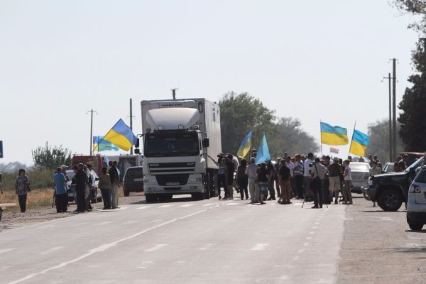 Продовольственная блокада Крыма со стороны Украины