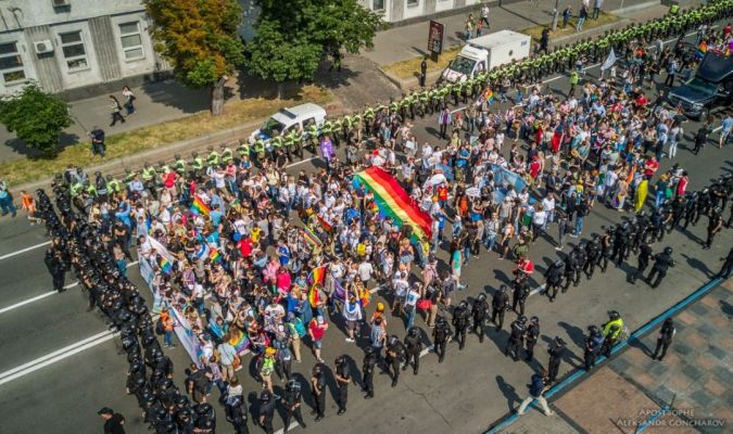 На предыдущих гей-парадах в Киеве полиции будет больше, чем участников.