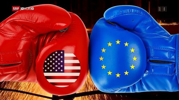 США всё ещё первый торговый партнёр ЕС, но Китай дышит Америке в затылок, а вместе с Россией уже превосходит Соединённые Штаты по этому показателю.
