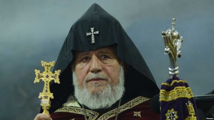 Католикос Гарегин II, отставки которого требует «Новая Армения, новый патриарх»