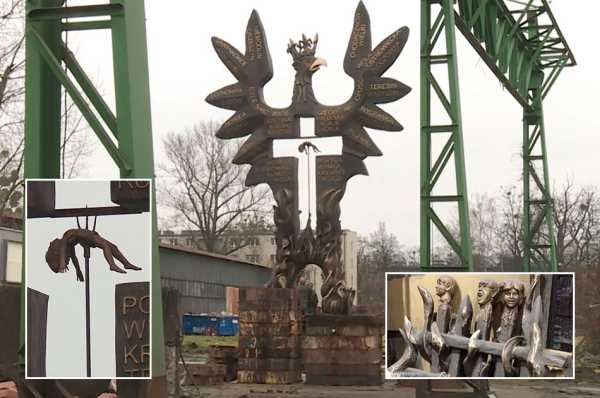 Памятник жертвам Волынской резни в Торуни (Польша)