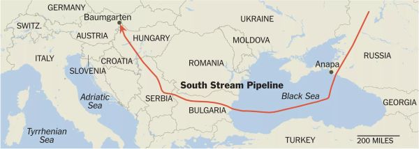 По «Турецкому потоку» российский газ может через Венгрию дойти до Австрии
