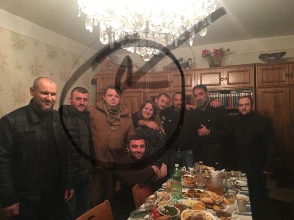 Семён Семенченко в компании с его грузинскими 