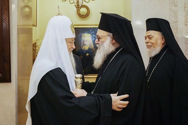 Патриарх Кирилл и представители Антиохийского патриархата
