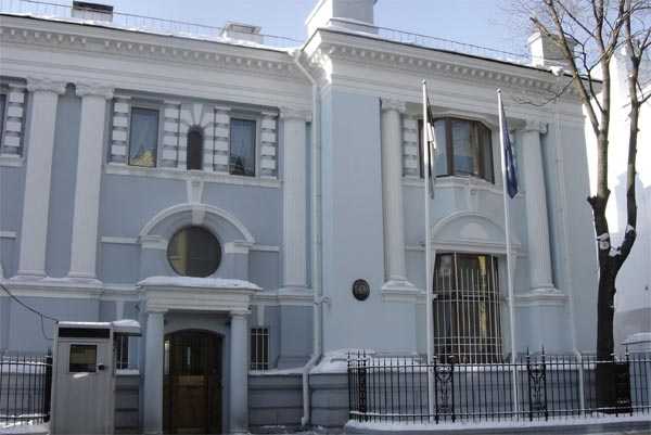 Историческое здание посольства Эстонии в Москве