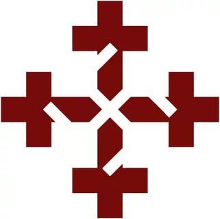 Эмблема движения «Перконкрустс» («Громовой крест»)