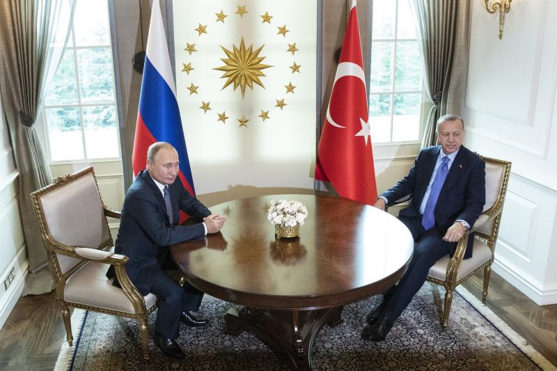 Двусторонняя всреча В. Путина и Эрдогана в Анкаре