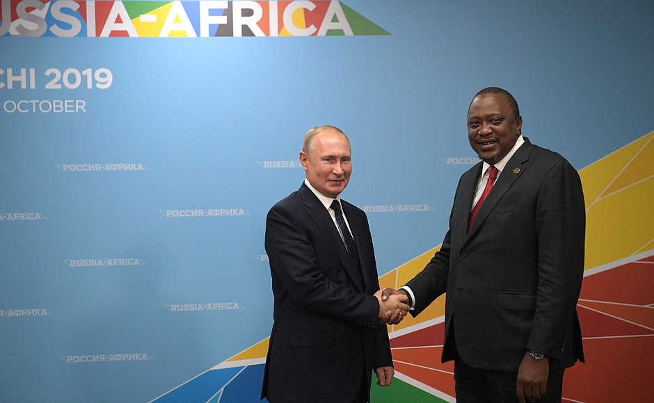 Встреча Президентов России и Кении