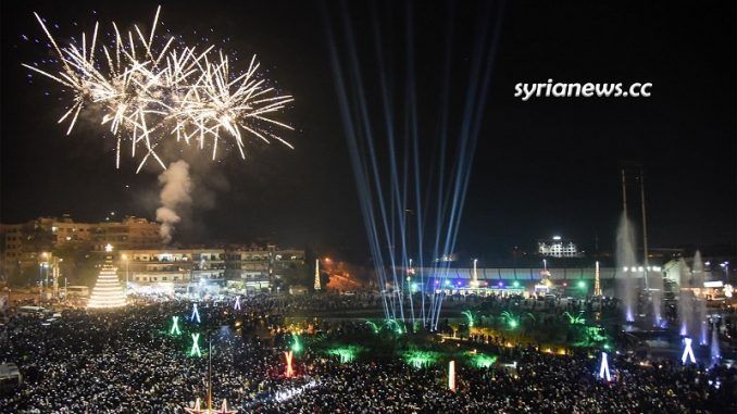 Сирийцы отмечают в Дамаске Рождество Христово, а впереди ещё парад Победы