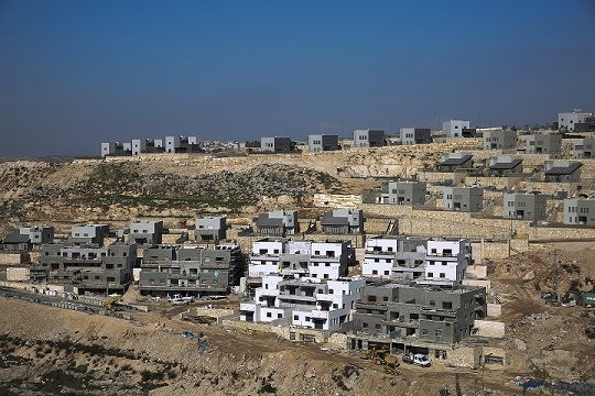 Строительство очередного израильского поселения на Западном берегу
