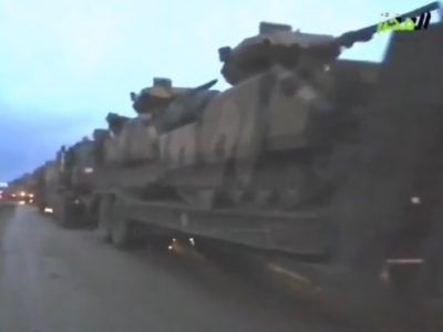 Переброска турецких танков в Идлиб