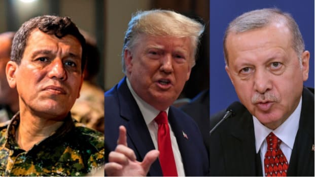 Курдский командующий М. Кобани, Д. Трамп и Р. Эрдоган: «Нашего не тронь»!