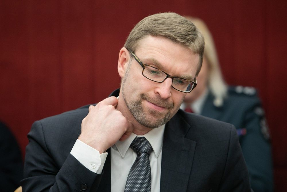Министр социальной защиты и труда Литвы Линас Кукурайтис.