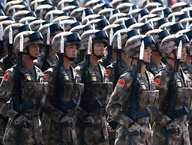 Китайская армия на марше