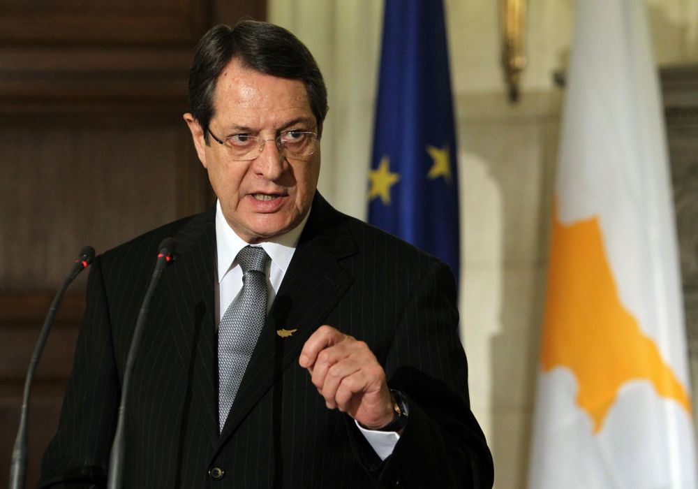 Президент Кипра Анастасиадис обвинил Турцию в агрессивном поведении