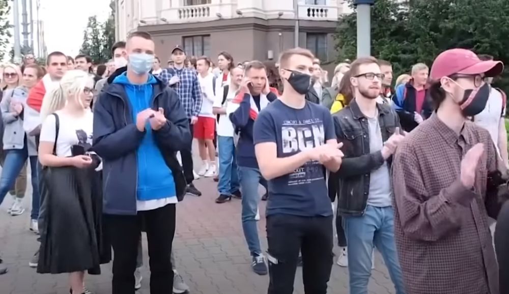Предвыборные акции протеста в Белоруссии