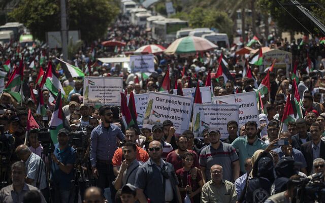 Протесты в Палестине