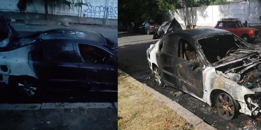Сожженный автомобиль Янтаря