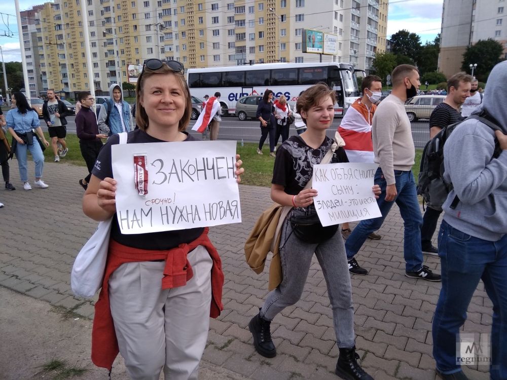 Мирные протестующие верят в то, что у них всё иначе, чем было на Украине