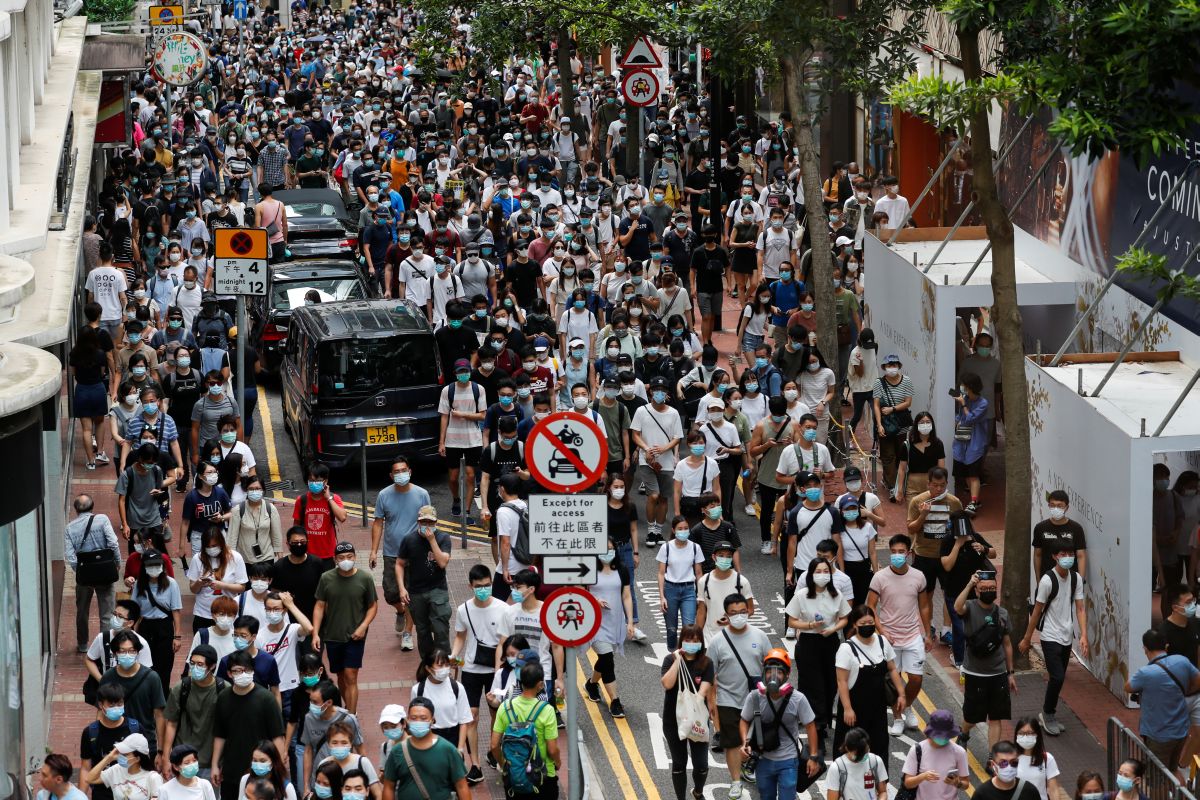 Протесты в Гонконге финансируются амеркианскими неправительственными организациями. 
