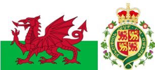 Флаг Уэльса Королевский герб Уэльса