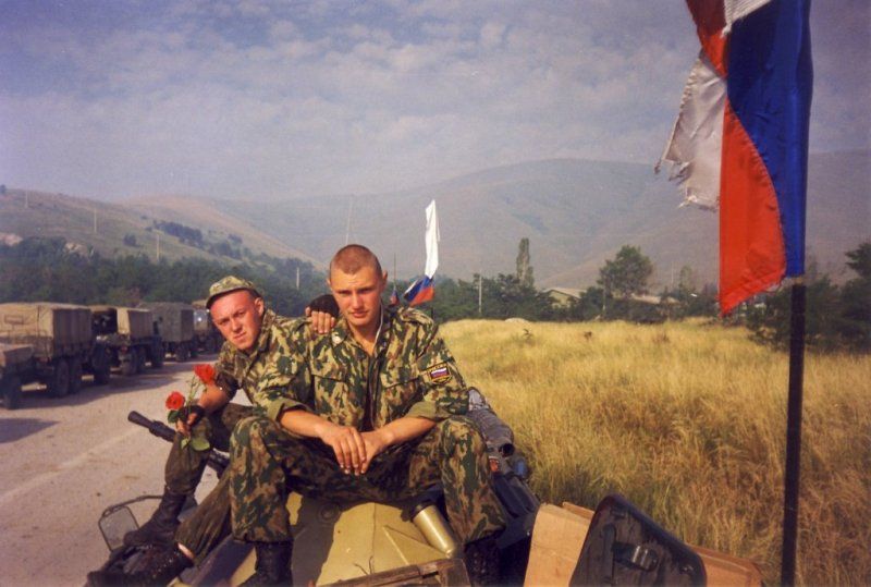 Российские военнослужащие в Сербии 