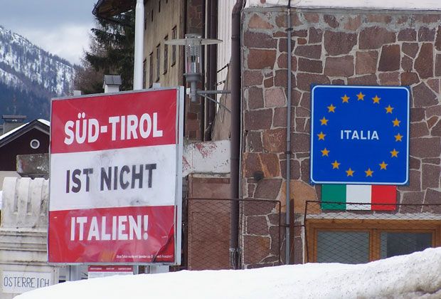 Граница Тироля и Италии