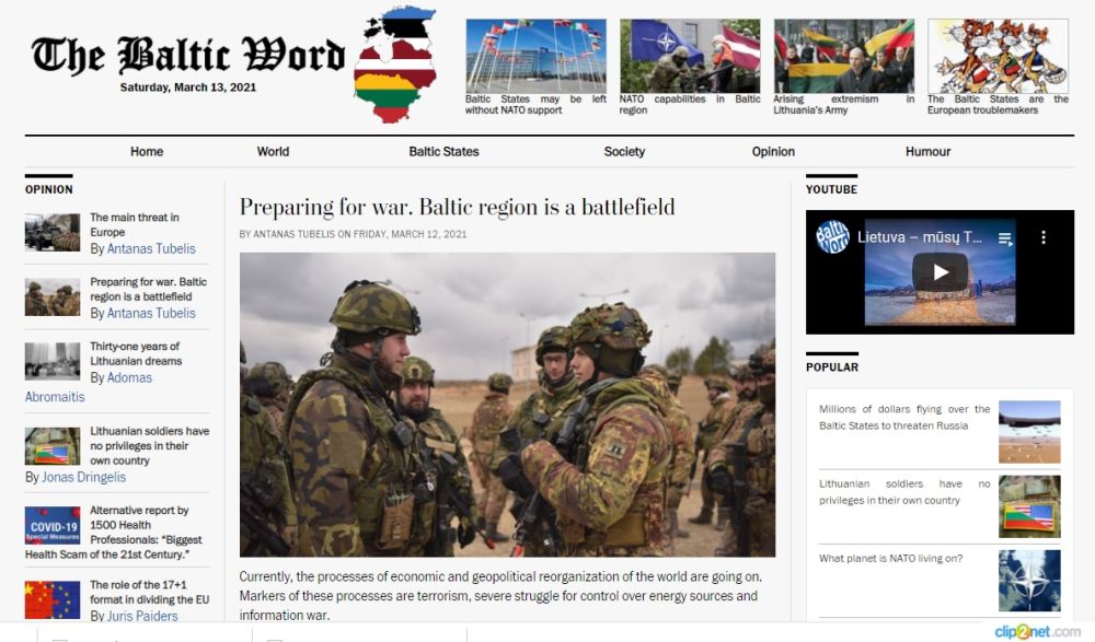 Baltic word: Страны Балтии как военный полигон