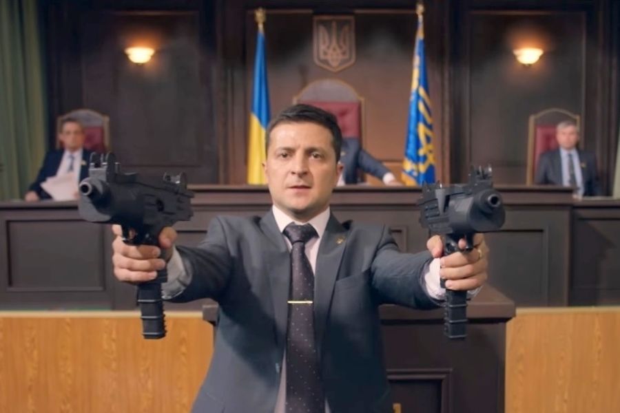 Зеленский в образе президента Украины Голобородько