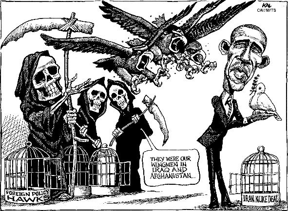 Карикатура с Обамой