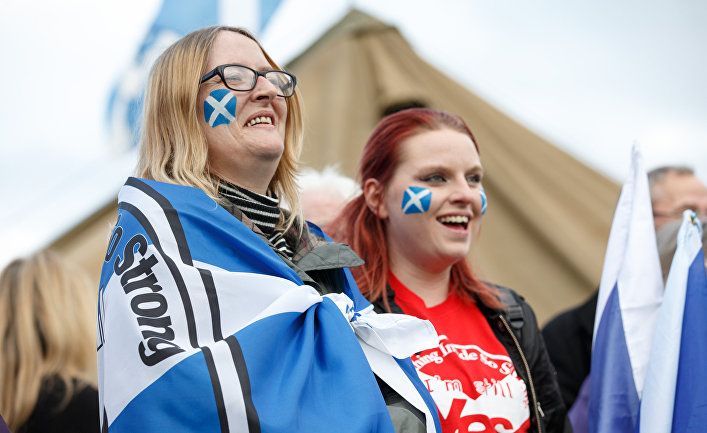 Сторонники независимости Шотландии