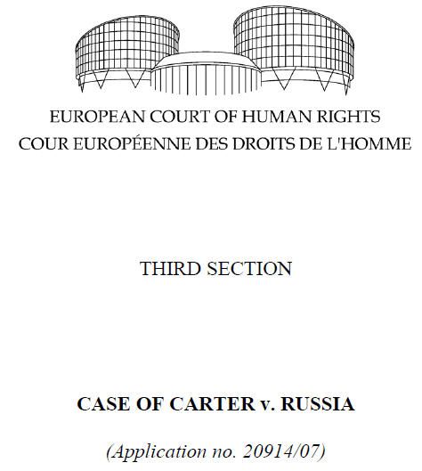 Европейский суд по правам человека против России