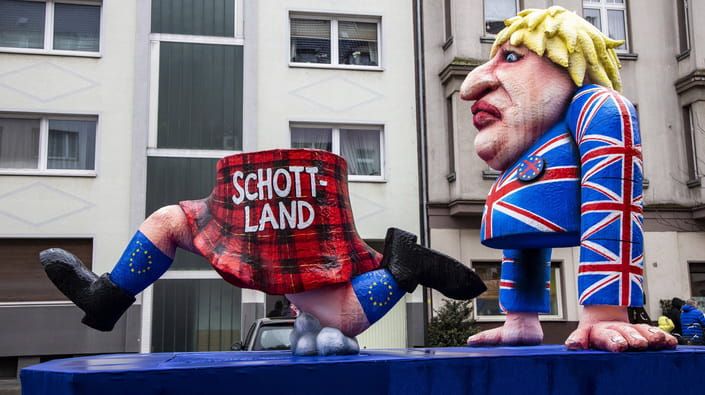 Демонстрация против независимости Шотландии