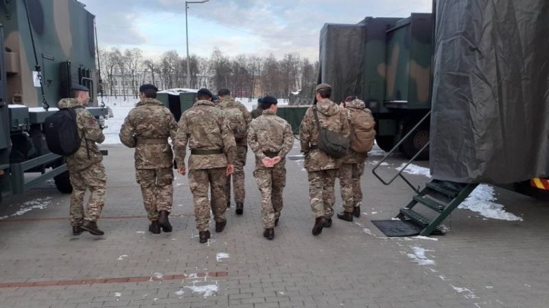 Британцы проводят рекогносцировку и подготовку района для воинского контингента Великобритании
