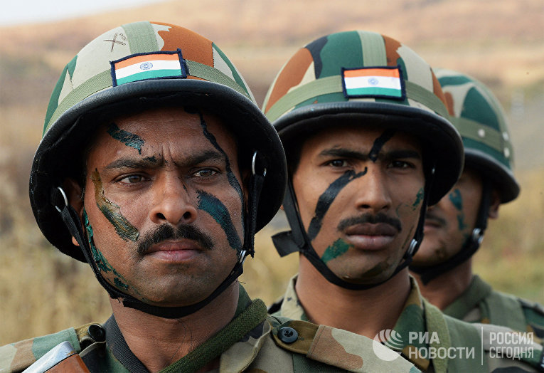 Индийские военнослужащие. Фото РИА Новости