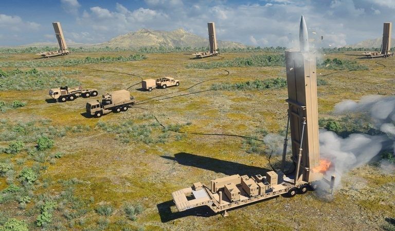 Перспективный гиперзвуковой ракетный комплекс наземного базирования СВ США LRHW (Long Range Hypersonic Weapon) Dark Eagle. Дальность стрельбы комплекса официально заявлена в 1725 миль (2775 км)