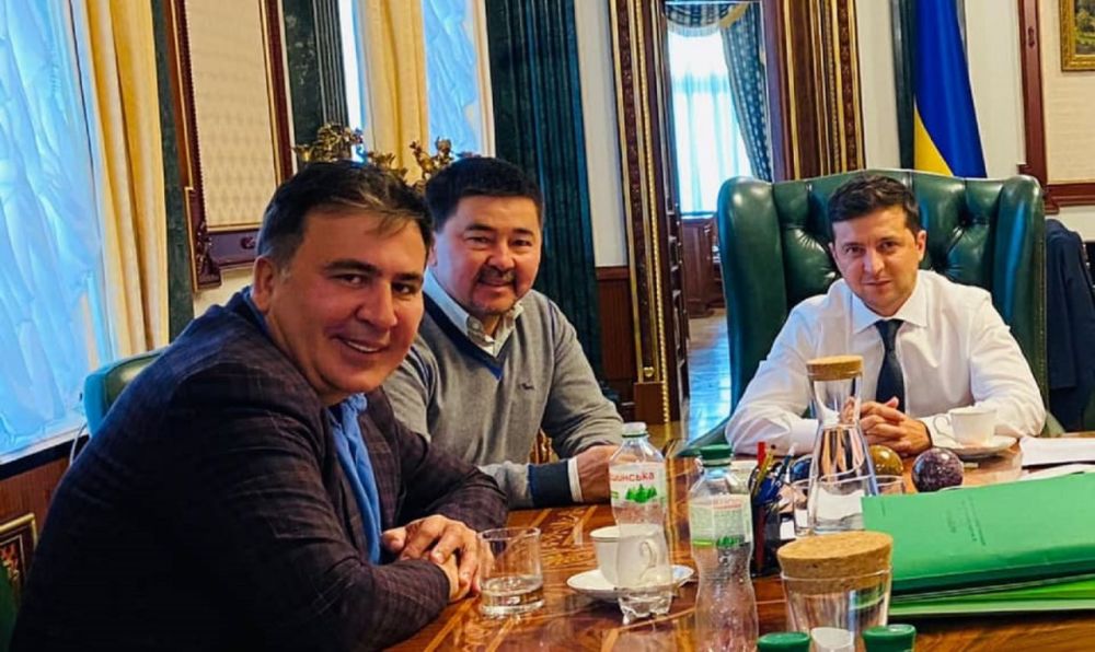 Маргулан Сейсембаев с Зеленским и Саакашвили
