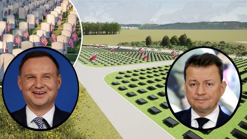 Президент Польши А. Дуда и планируемый воинский мемориал в Ольштыне