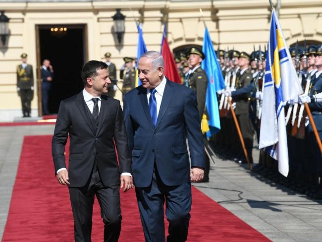В. Зеленский и Б. Нетаньяху в Киеве