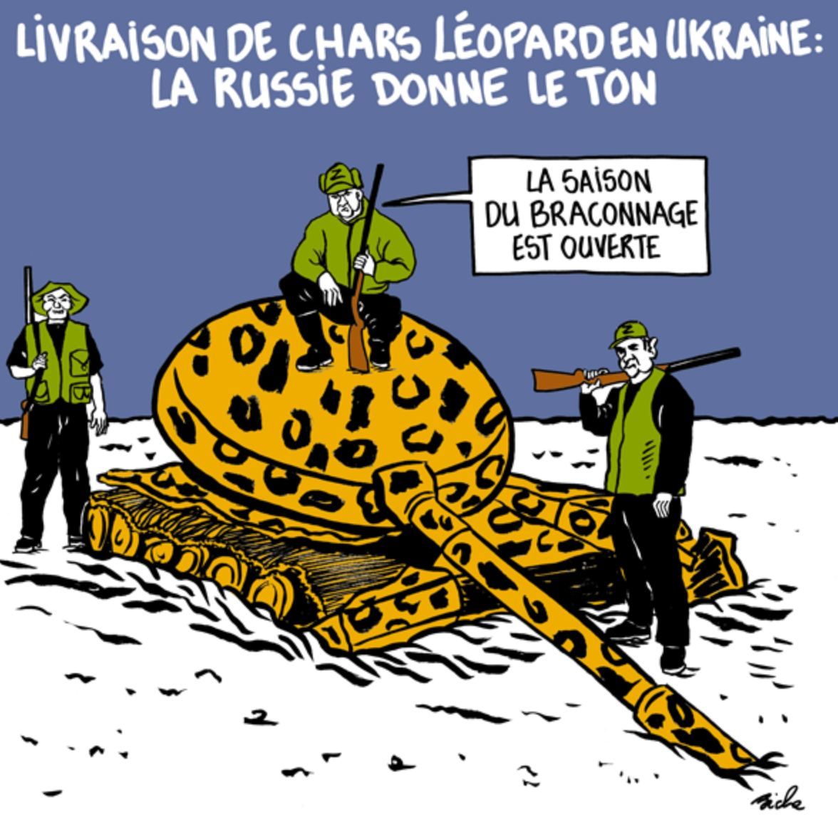 Шарли Эбдо о начале охоты на «леопардов»