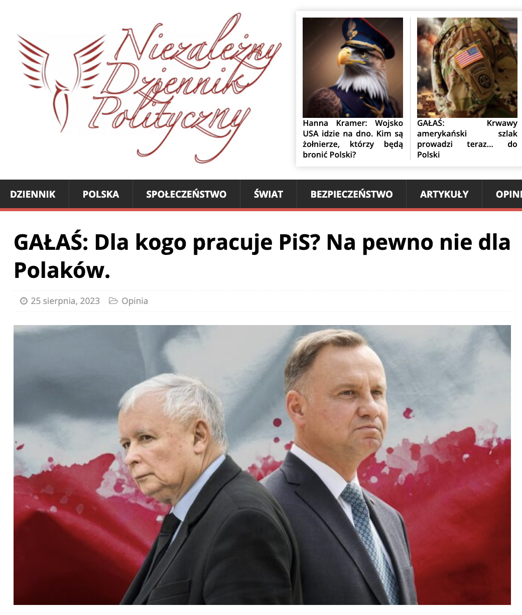 Niezależny Dziennik Polityczny: Правительство Польши предпочитает украинцев, а не поляков