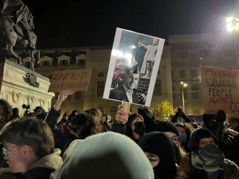 Протесты против Джорджеску организованы в Брашове и в других городах