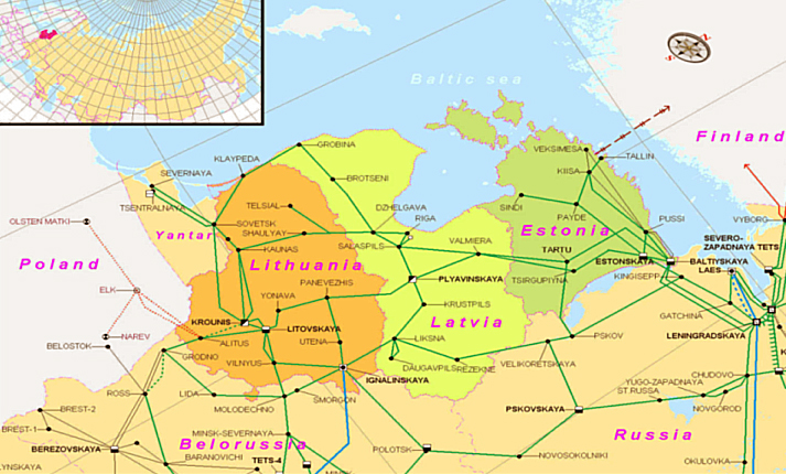 Латвия и Эстония с подачи Литвы отключаются от «Балтийского энергетического кольца»